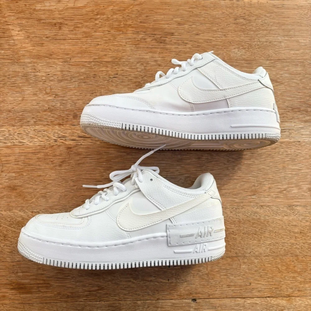 Nike Airforce 1 Triple White Shadow Sneakers